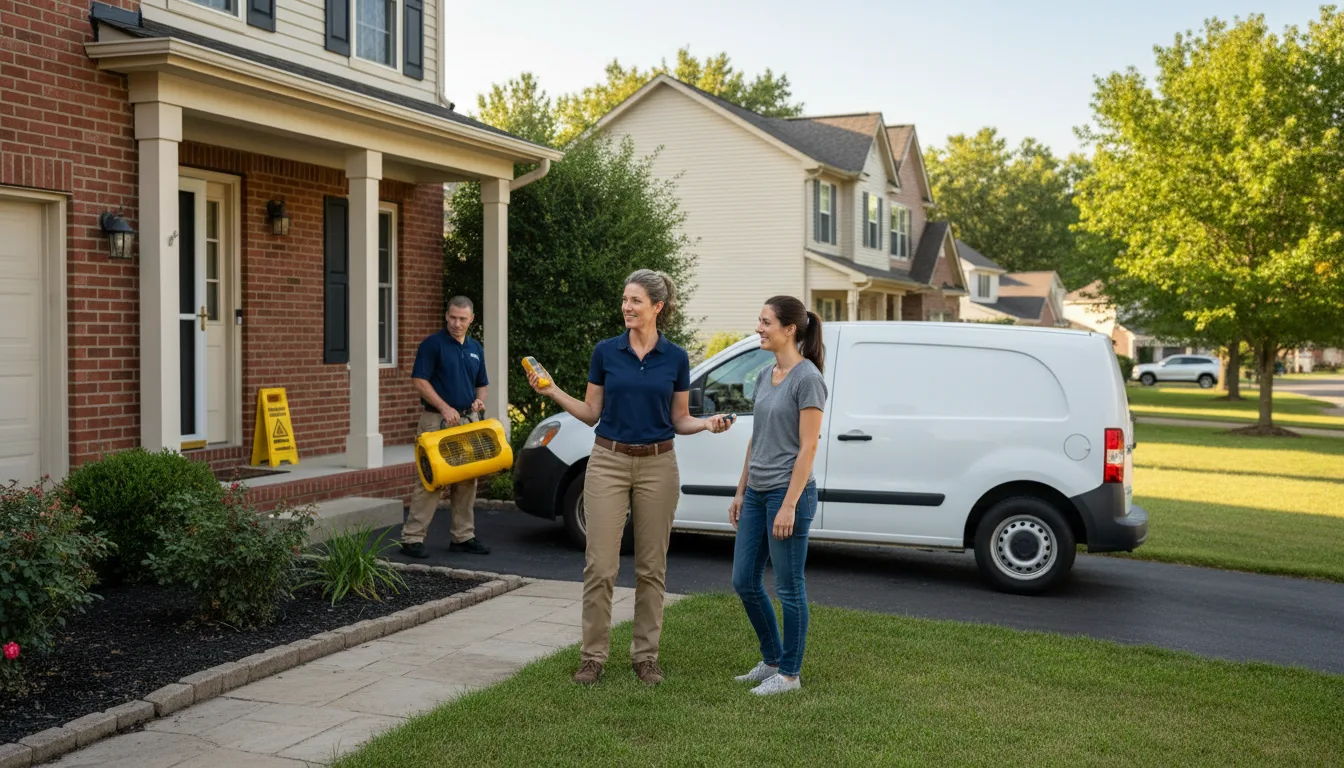 Water restoration image for Water Damage & Restoration Services in Goshen, MA